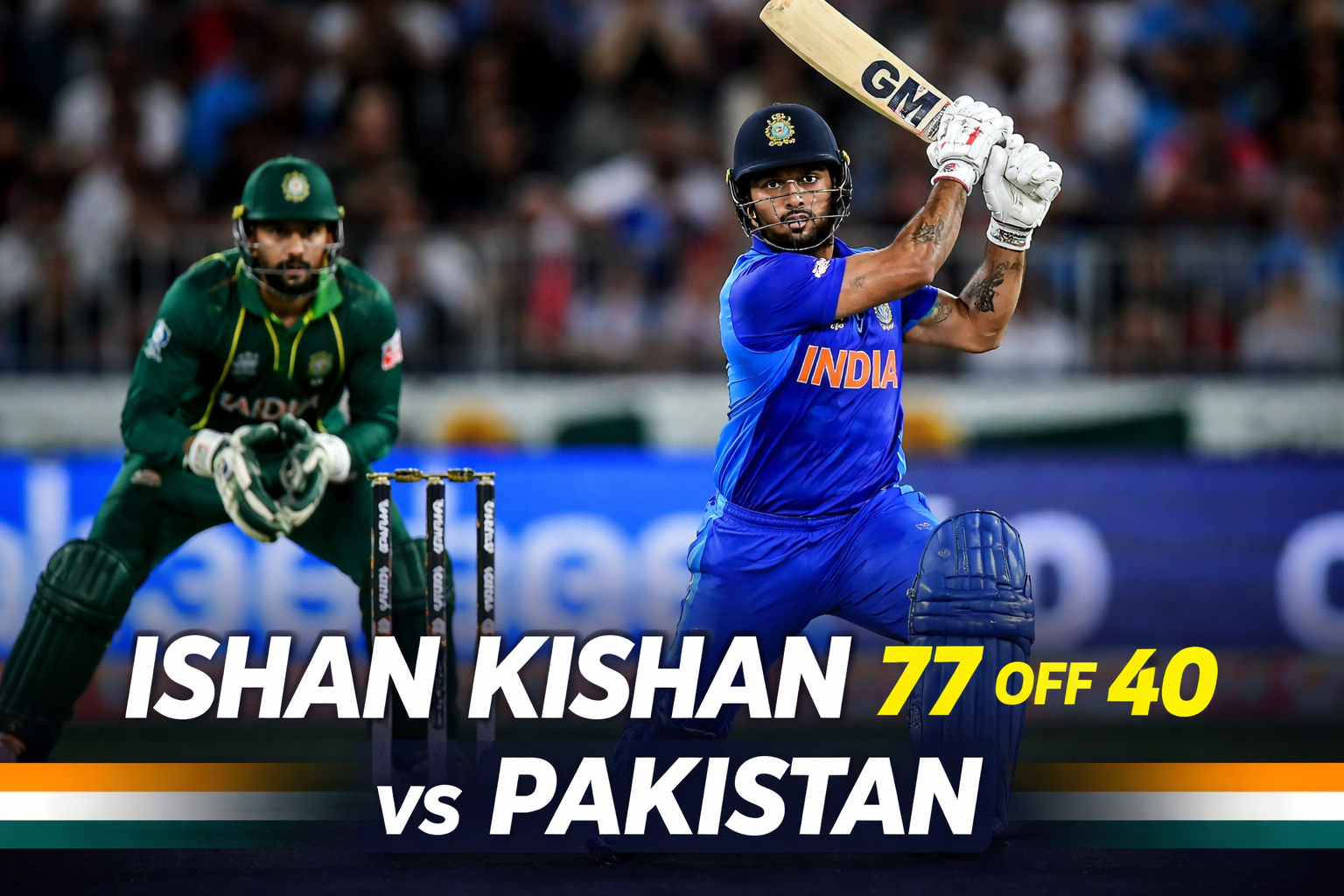 Ishan Kishan overturns tough match-up with 77 off 40 vs Pakistan at ICC T20 World Cup
