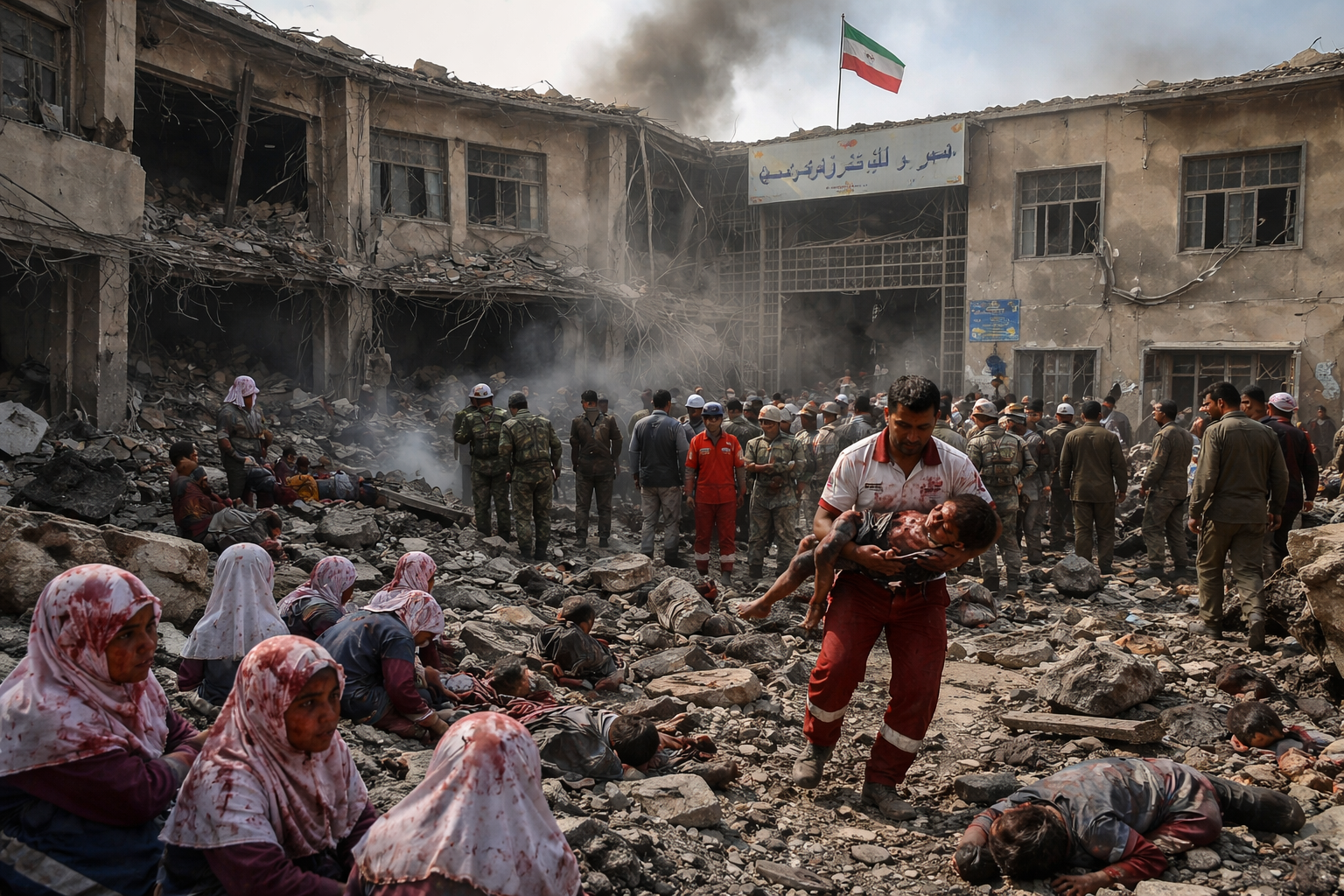 Israel Bombed Iranian School: 24 Deaths Reported Including Women