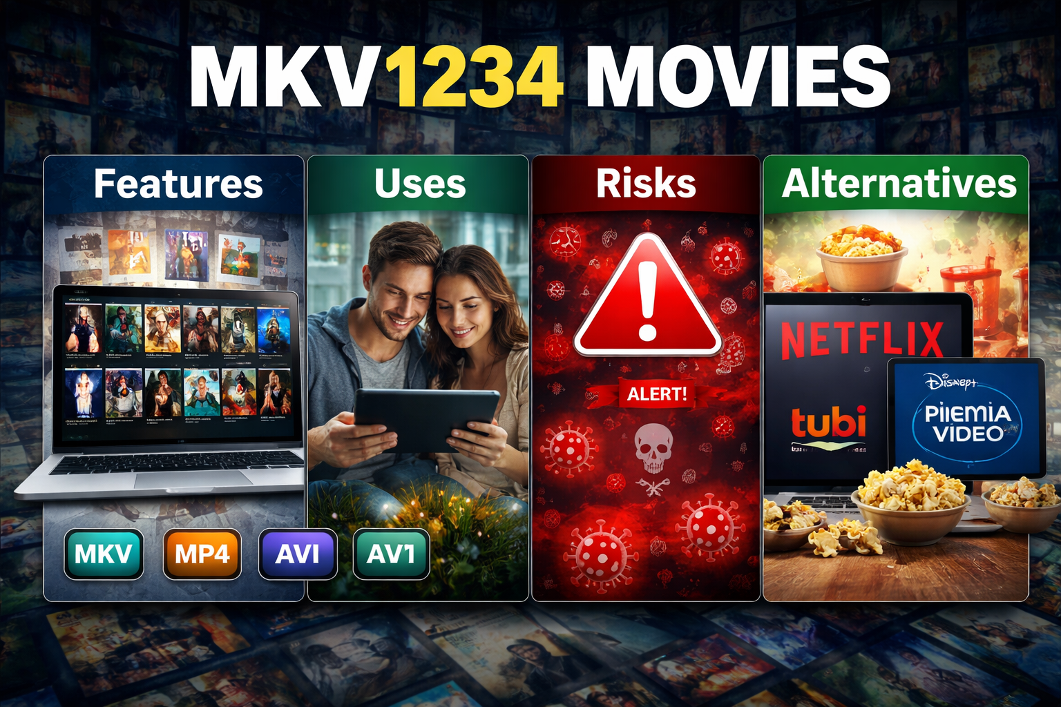 MKV1234 Movies: Features, Uses, Risks, and Alternatives