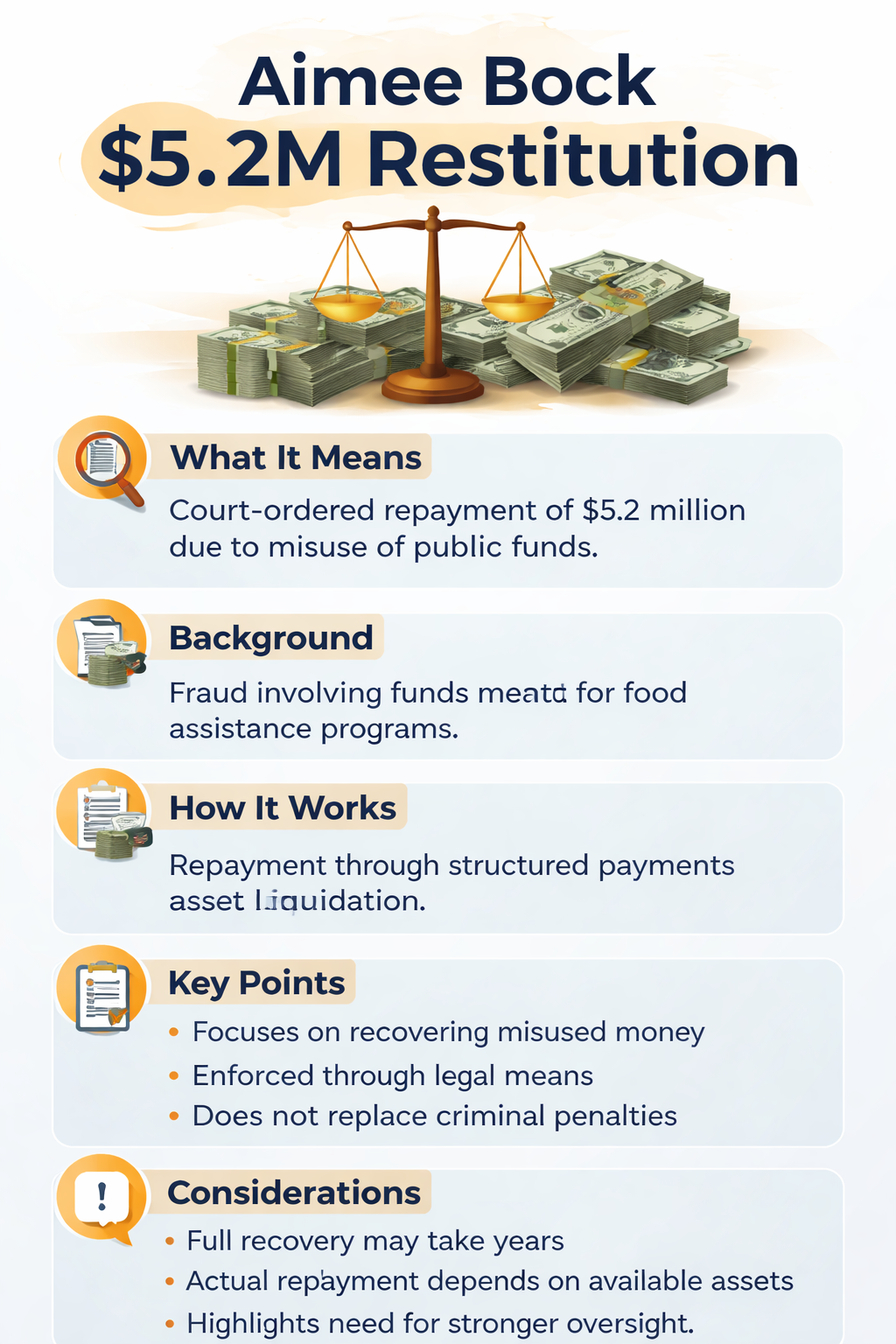 Aimee Bock $5.2M Restitution: What It Means and Why It Matters