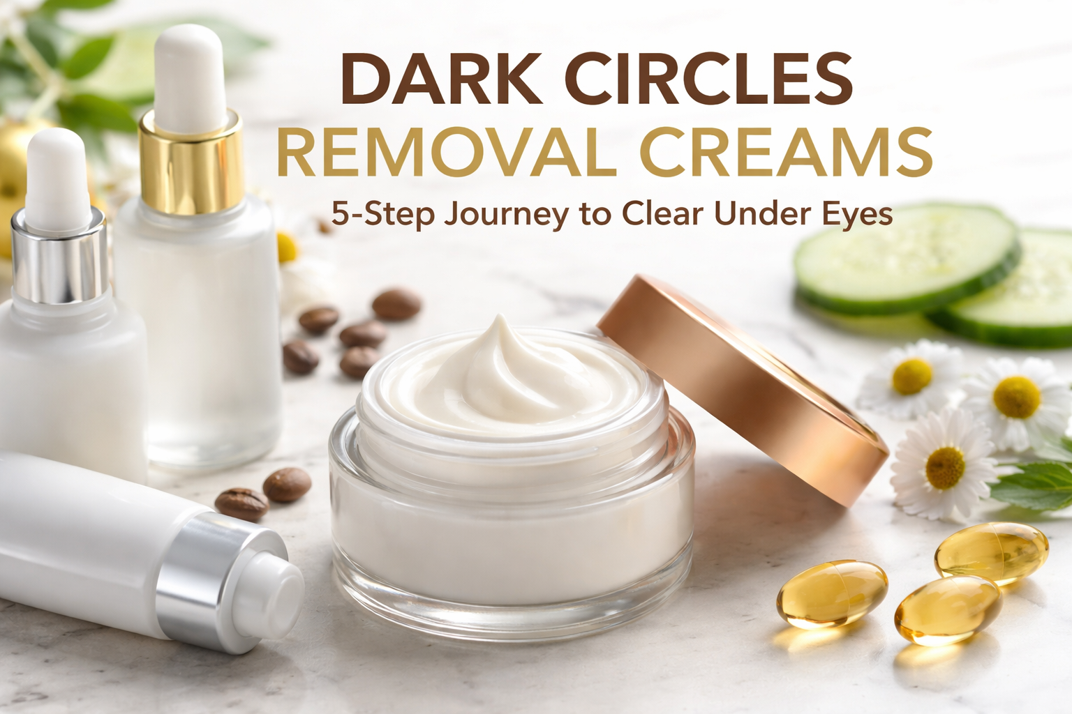 Dark Circles Removal Creams: A 5-Step Journey to Clear Under Eyes